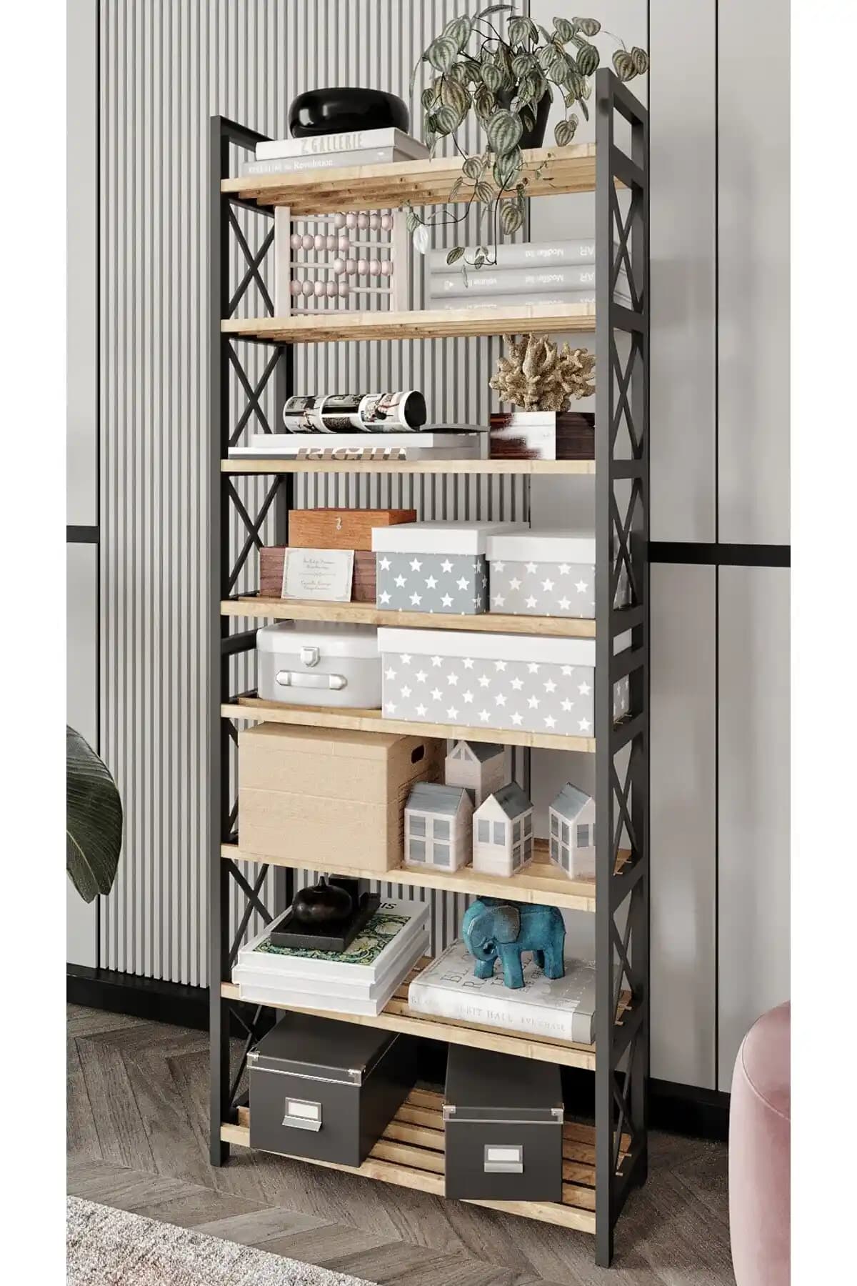 Bituclass Çok Amaçlı 8 Katlı Raf Ayakkabılık Modern ve Şık Tasarımıyla Ev Dekorasyonunu Tamamlar