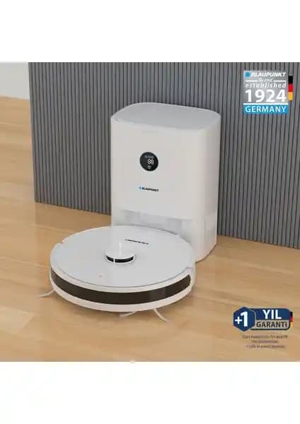 Blaupunkt S40 Robomaster Akıllı Robot Süpürge Çöp İstasyonu ile Temizlikte Yenilik