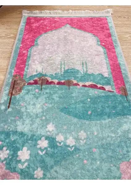 Brillant Çocuk Seccadesi 50x80: Güvenli ve Estetik İbadet Aksesuarı
