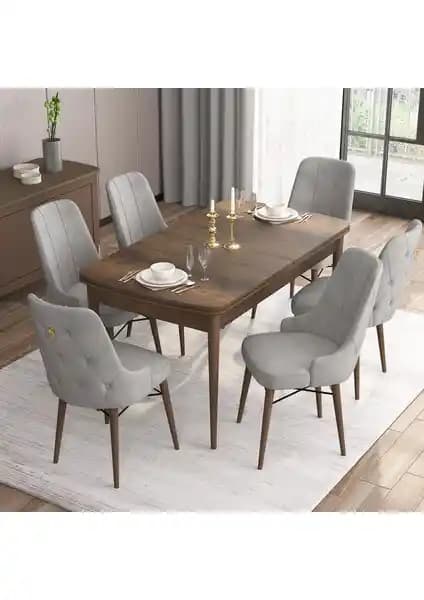 Canisa Concept Are Serisi Modern ve Fonksiyonel Mutfak Masası ve Sandalye Seti