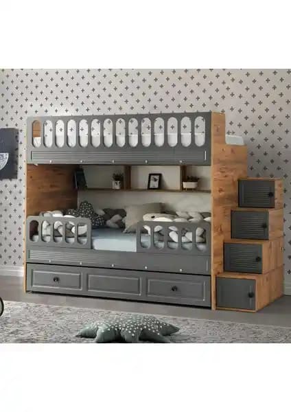 Çetin Ranza Panjur Yavrulu Ranza: Modern ve Fonksiyonel Çocuk Odası Mobilyası