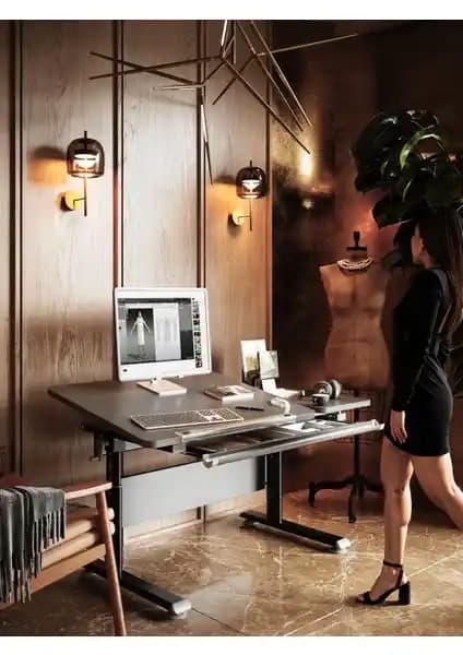 Creo Mobili Vega Basic Çalışma Masası Modern ve Ergonomik Tasarım Özellikleri