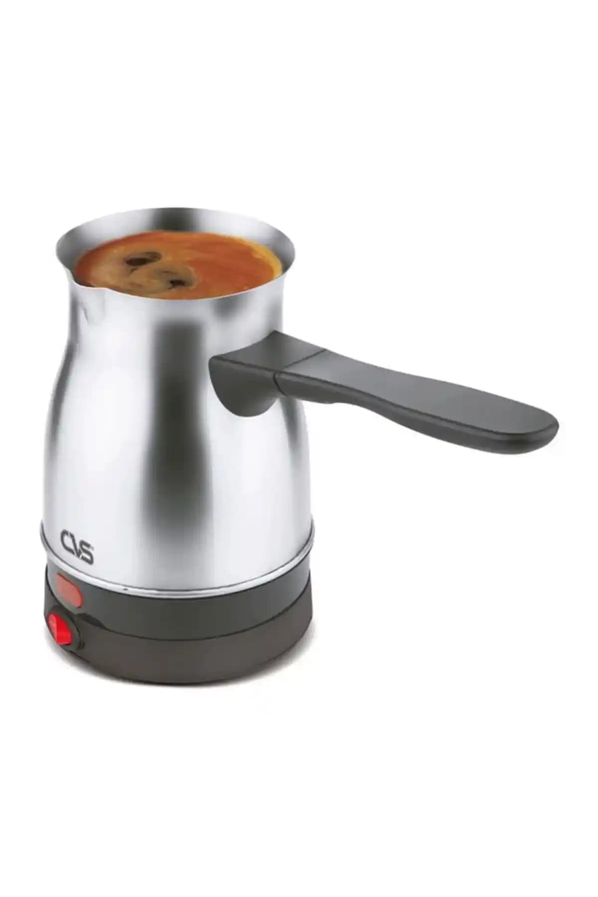 CVS Kıymetlim Çelik Elektrikli Cezve: Dayanıklı ve Güvenilir Mutfak Aksesuarı