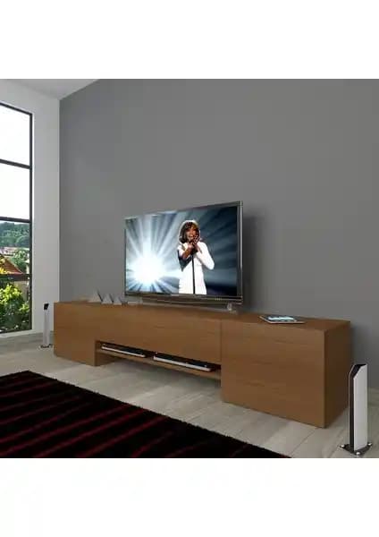 Decoraktiv 1e1 MDF 180 TV Ünitesi Modern ve Fonksiyonel Tasarımıyla Ev Dekorasyonunu Tamamlar