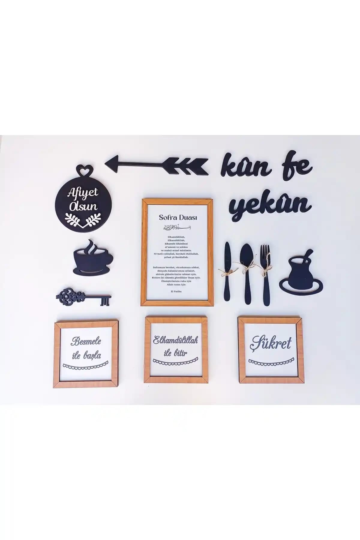 Dekorobi Doğal Ahşap Duvar Pano Çerçevesi ile Mutfak Dekorasyonunda Şıklık ve Sıcaklık