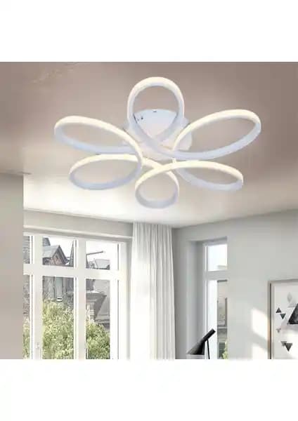 Elektroyou Linup Modern Beyaz Plafonyer: Şık ve Enerji Verimli LED Aydınlatma Çözümü