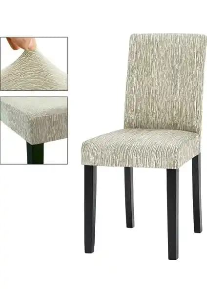 Elgeyar Jakarli Sandalye Örtüsü: Estetik ve Fonksiyonellik Sunan Esnek Sandalye Kılıfı