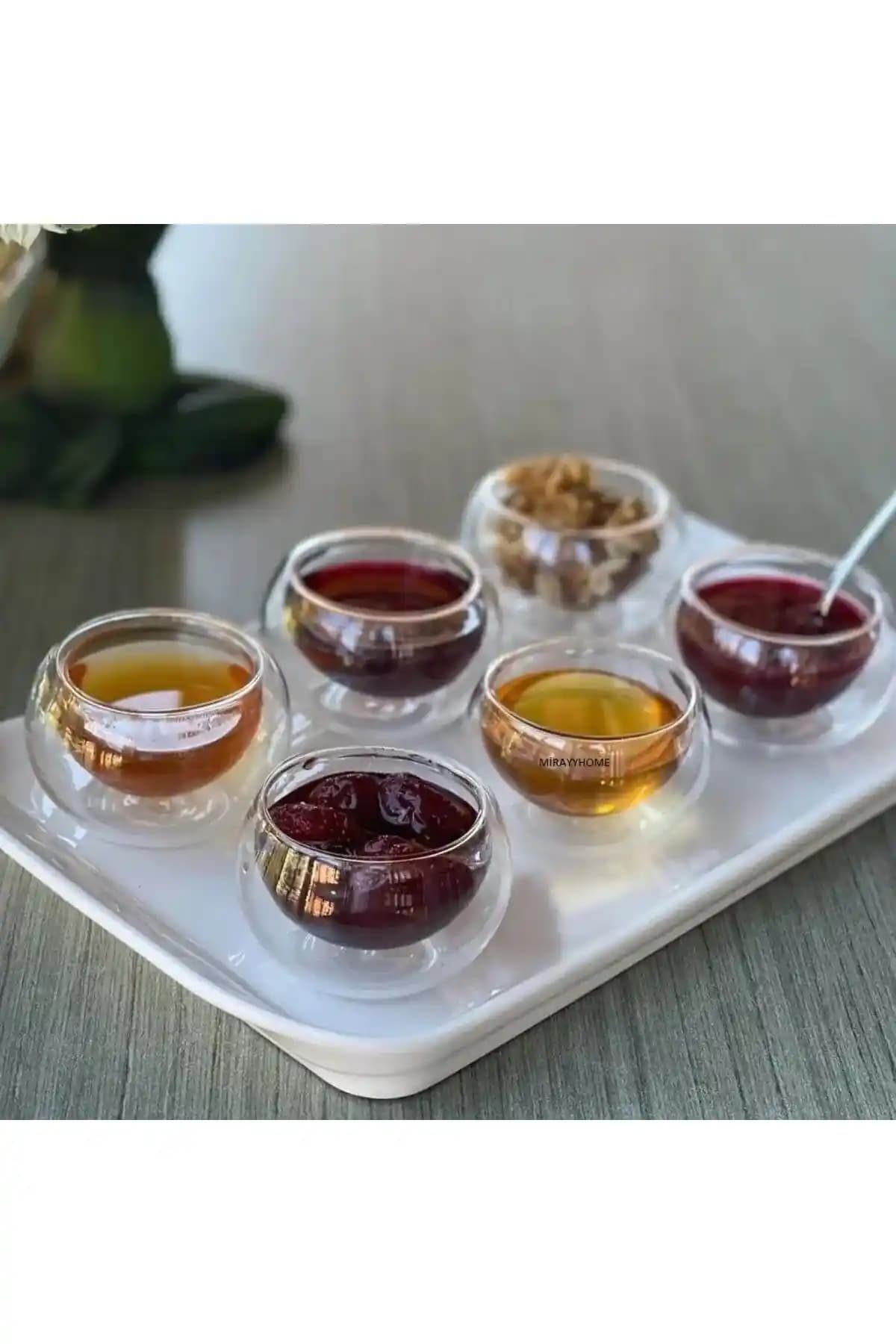 ELSA Çift Çidarlı Sosluk Reçellik Drajelik 35ml - Şık ve Pratik Mutfak Saklama Kabı