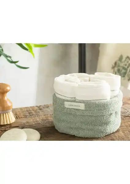 English Home Pamuklu 4'lü Havlu Seti Estetik ve Fonksiyonellik Sunan Modern Tasarım