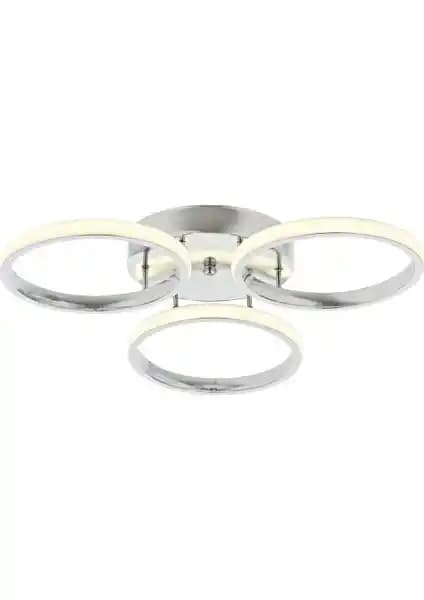 Eray Ay<dı>nlatma 6174 3 Krom Led Avize: Modern Tasarım ve Yüksek Performanslı Aydınlatma Çözümü