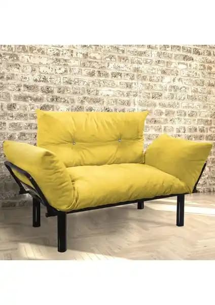 Evde ve açık alanlar için dayanıklı ve şık EVDEMO Ada İkili Kanepe tasarımı ve özellikleri