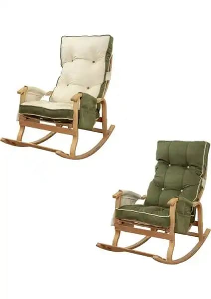 Evoke Lüx Ahşap Çift Minderli Çift Cepli Sallanan Sandalye Özellikleri ve Kullanım Avantajları