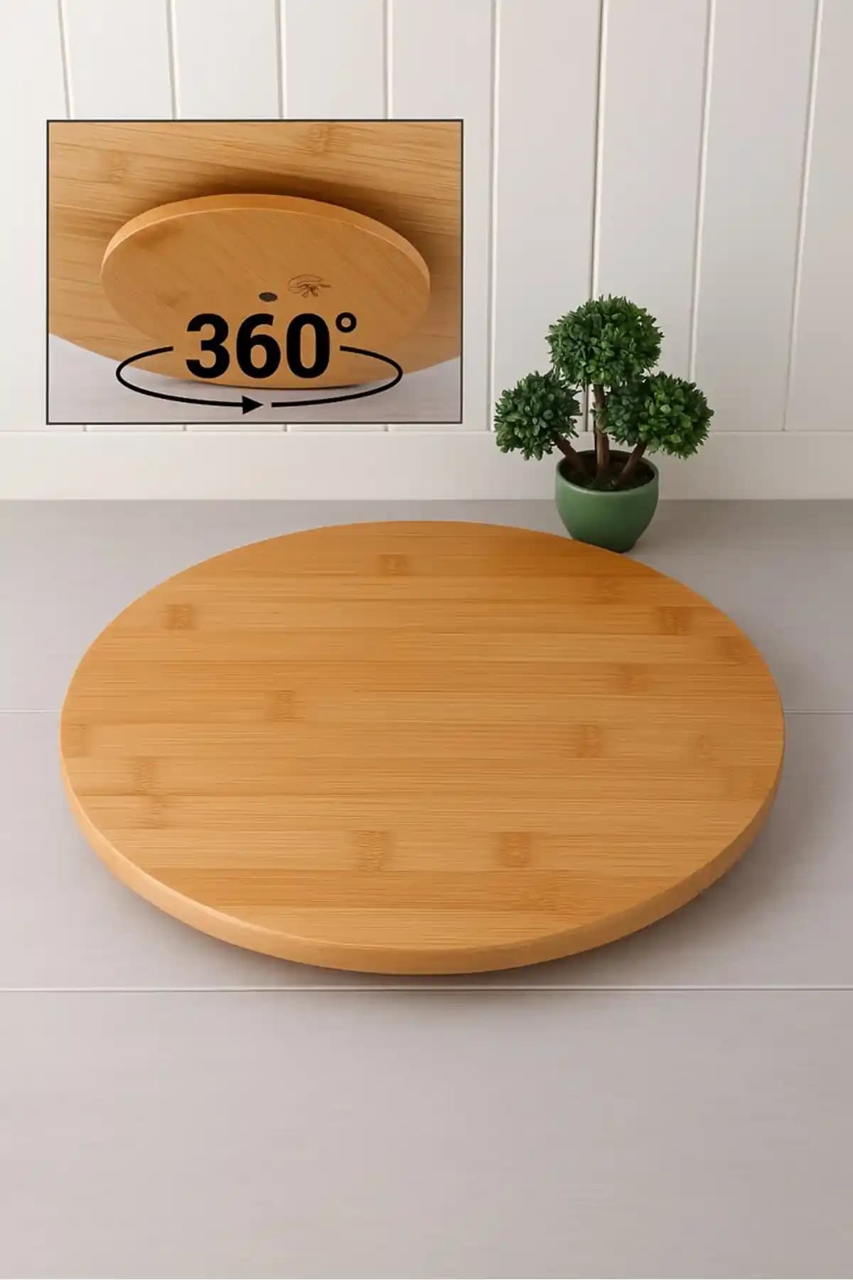 Genel Markalar Bambu Döner Sunumluk: Doğal ve Şık Sunum Deneyimi İçin Ideal Ürün