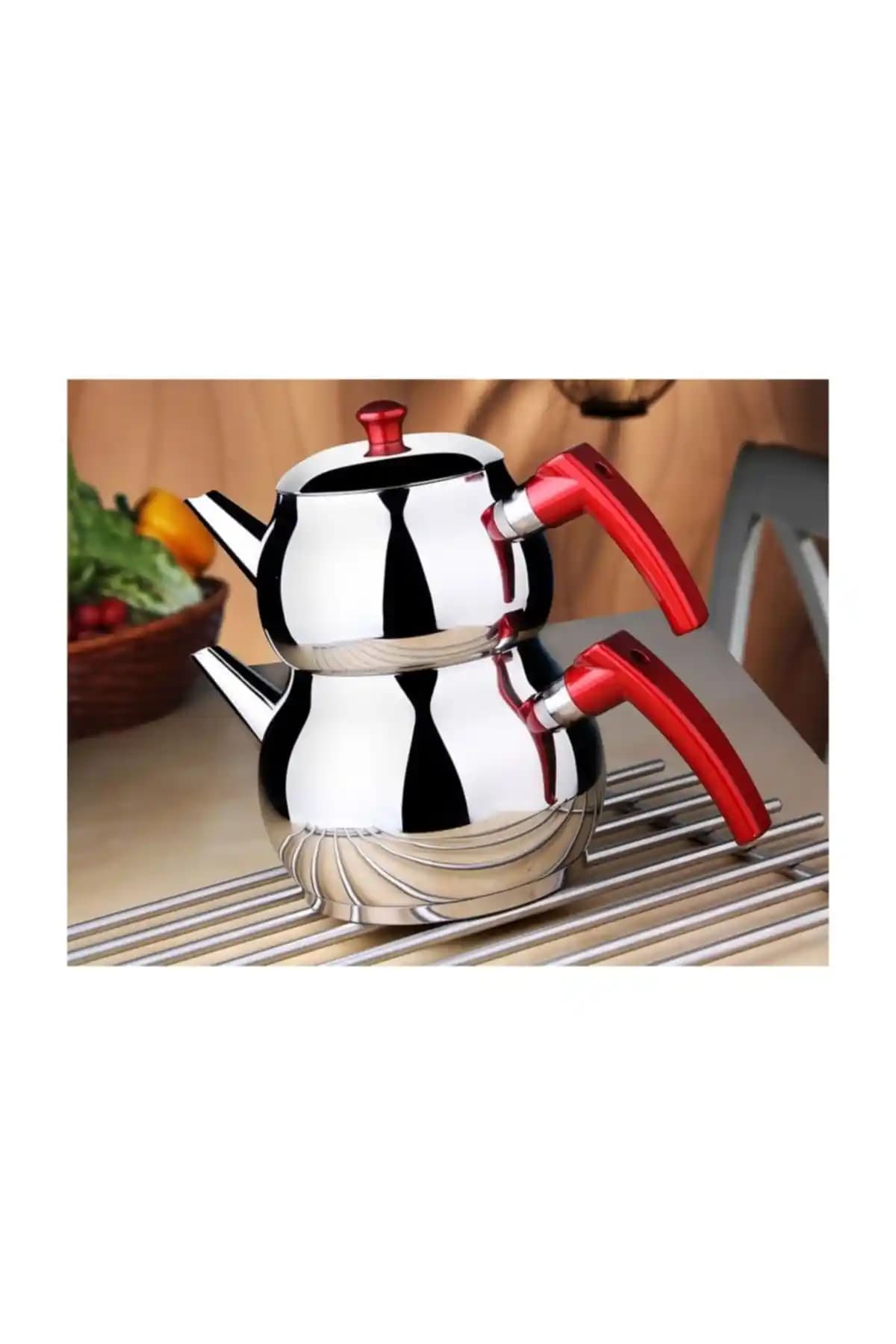 Genel Markalar Küre Paslanmaz Çelik Çaydanlık: Estetik ve Dayanıklılık Sunan Modern Tasarım