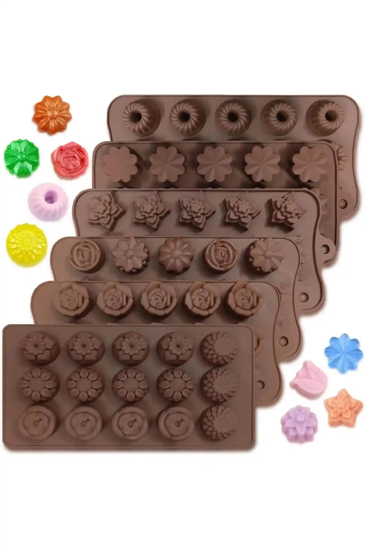 Genel Markalar Silikon Çikolata ve Dondurma Kalıbı Seti Pratik Kullanım ve Özellikler