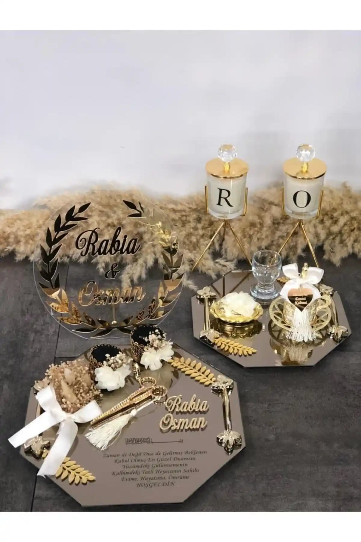 Genel Markalar Söz Nişan Tepsi Takımı ve Madlen Çikolata Hediye: Şıklık ve Anlamın Buluşması