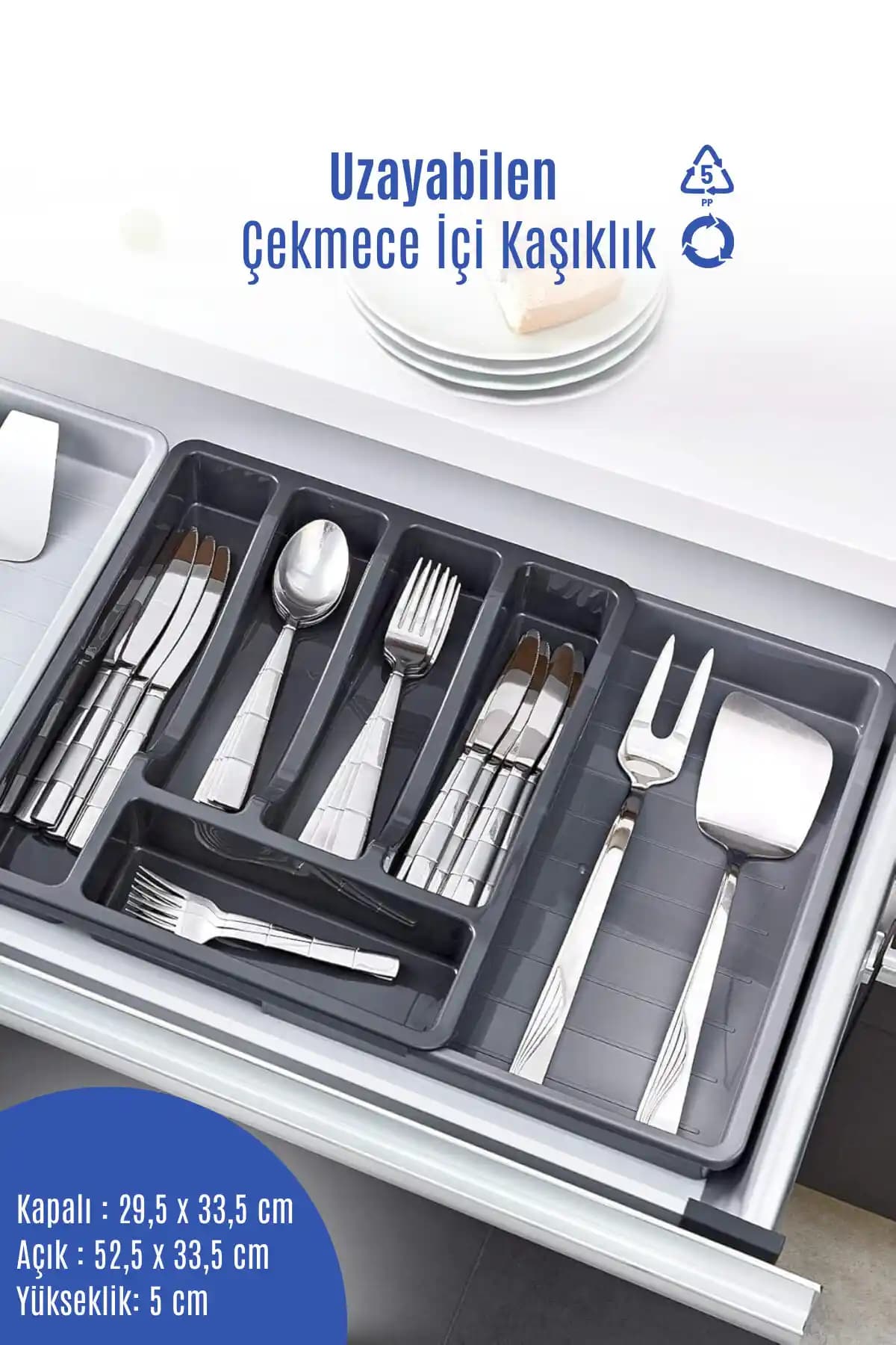 GRİMOR Life Uzayabilen Ayarlanabilir Çekmece İçi Kayar Kaşıklık Özellikleri ve Kullanım Avantajları