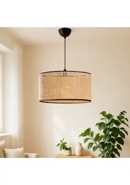 Hazeran Rattan Sarkıt Avize ile Modern ve Doğal Dekorasyon Çözümleri