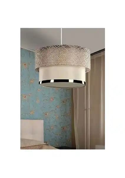 Homing Pasta Tekli Krem Sarkıt Avize: Modern ve Şık İç Mekan Aydınlatma Çözümü