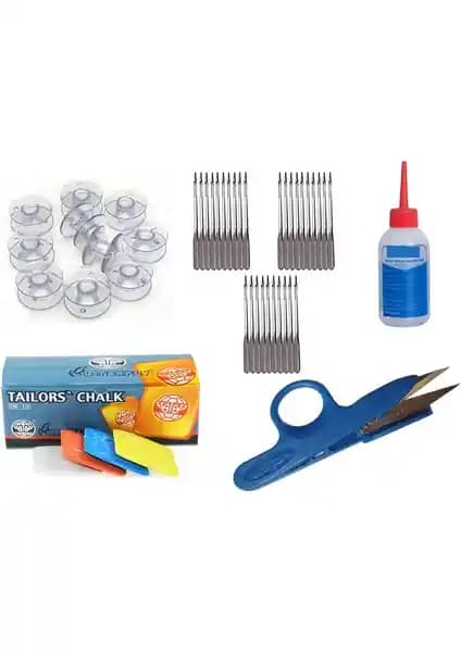 İşkur Makine Ev Tipi Dikiş Makinesi Aksesuar Seti Uyumlu Markalar ve Çok Fonksiyonlu Kullanım