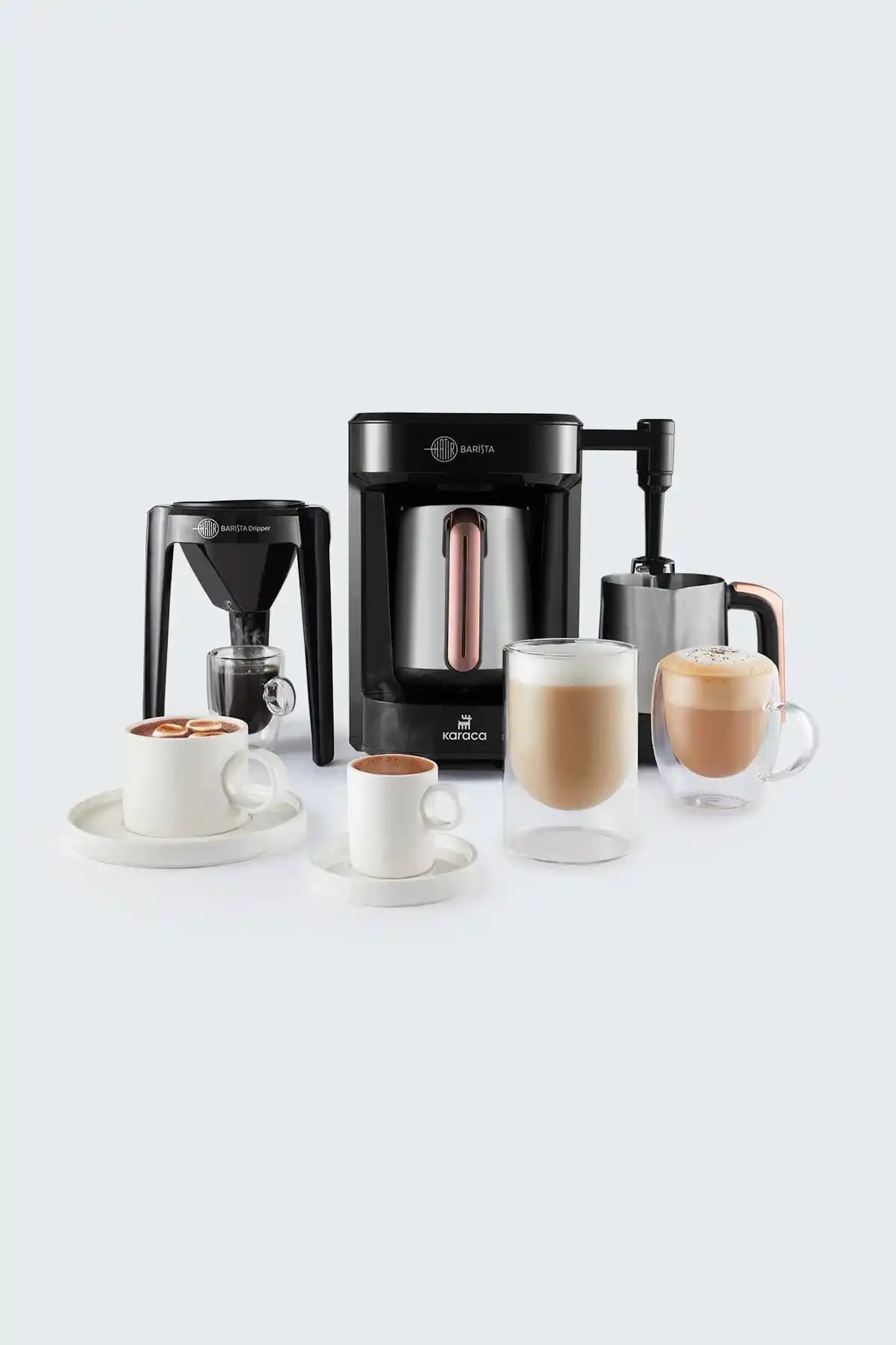 Karaca Hatır Barista Steel Rosegold Kahve Makinesi Modern Tasarım ve Üstün Fonksiyonellik