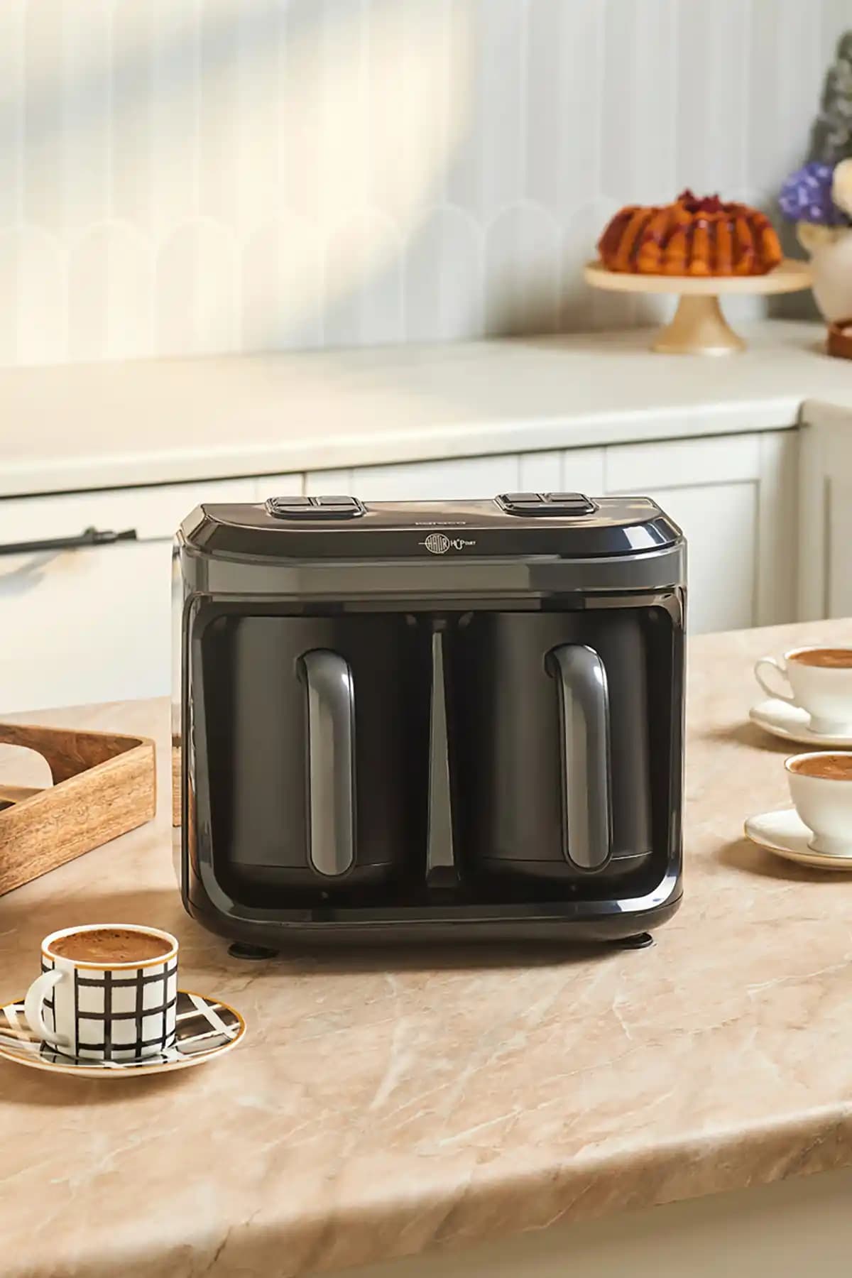 Karaca Hatır Hüp Düet İkili Aroma Türk Kahve Makinesi Gelişmiş Fonksiyonlar ve Modern Tasarım