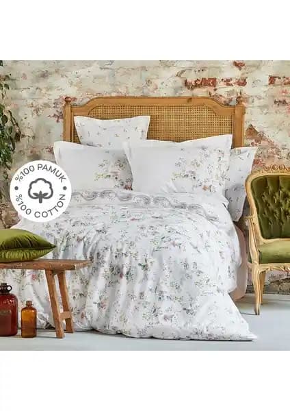 Karaca Home Senon Pembe Çift Kişilik Pamuk Nevresim Takımı Yatak Odası Dekorasyonu İçin Uygun