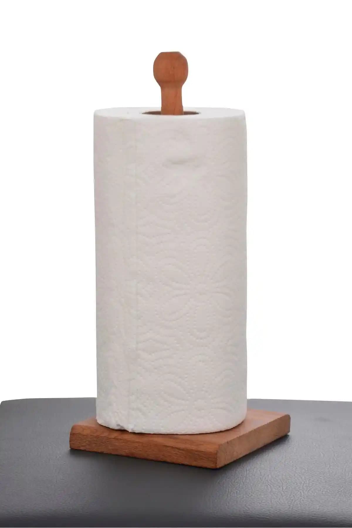 KILIÇLARHOME Ahşap Kayın Ağacı Kağıt Havluluk Modern ve Dayanıklı Tasarım