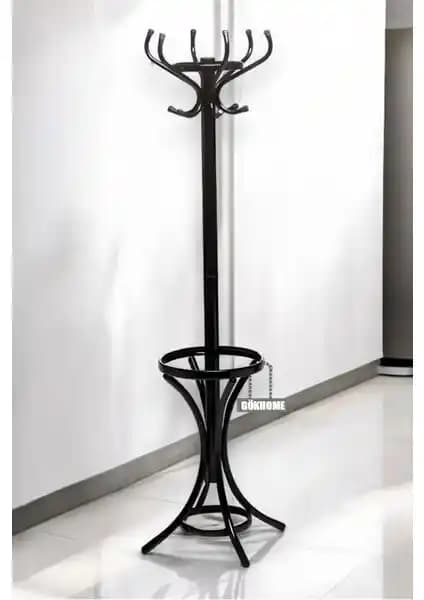 Kozan Metal Siyah Askılık Portmanto Modern ve Dayanıklı Tasarım Özellikleri