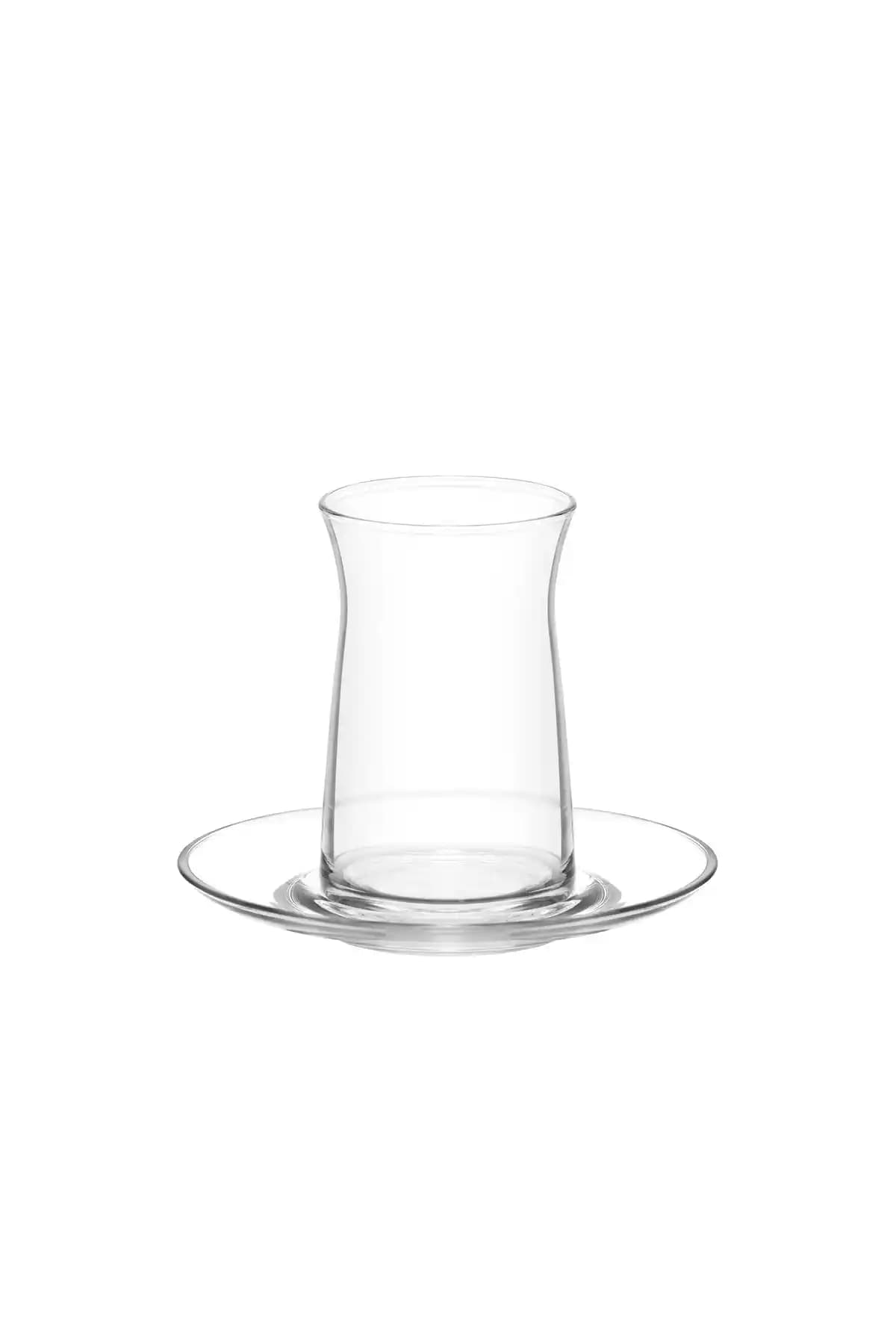 LAV Vera Cam Çay Seti 6 Kişilik Şık ve Dayanıklı Cam Tasarımıyla Günlük ve Özel Kullanım İçin