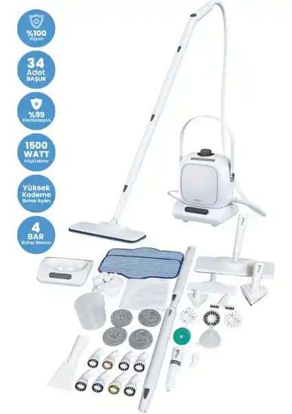 Lydsto NV281A Çok Fonksiyonlu Buharlı Temizlik Makinesi: Ev Temizliğinde Yeni Bir Dönem