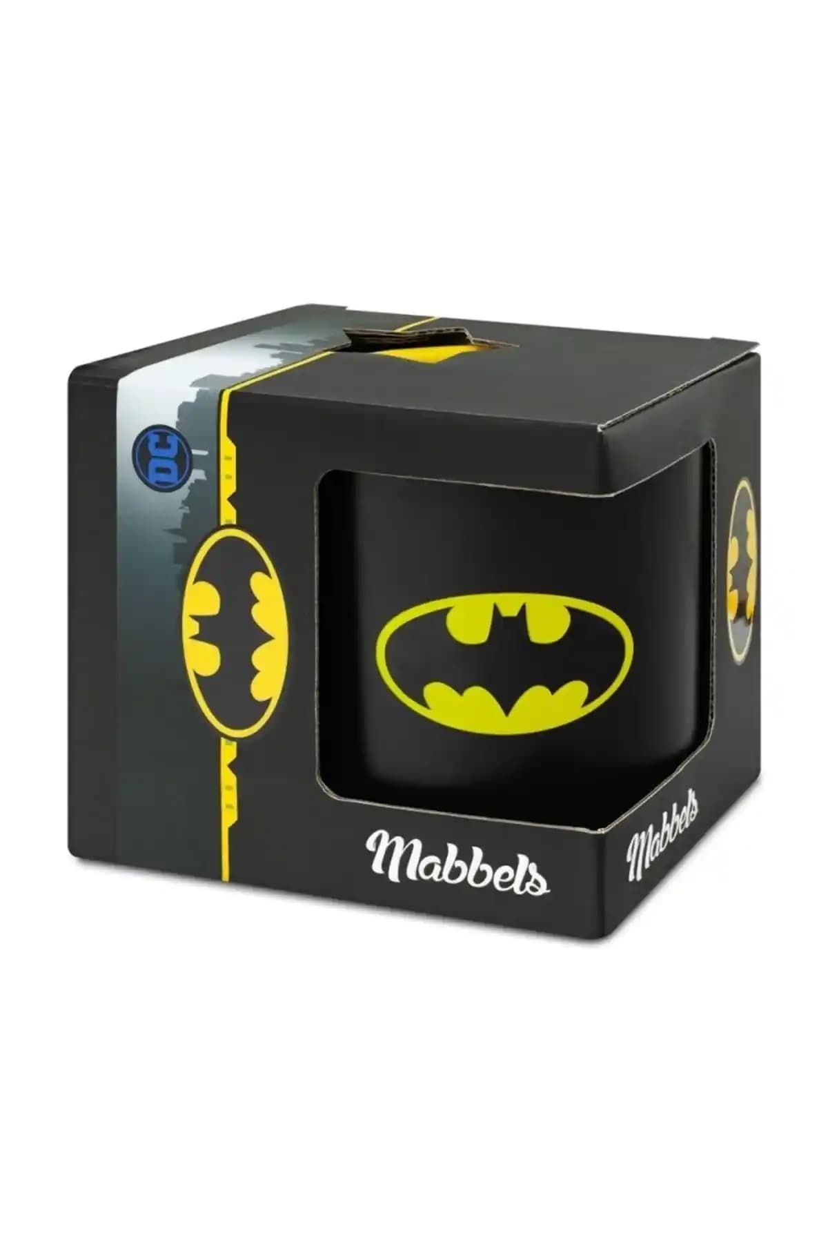 Mabbels DC Comics Batman Logo Kupa: Şık ve Dayanıklı Seramik Tasarım