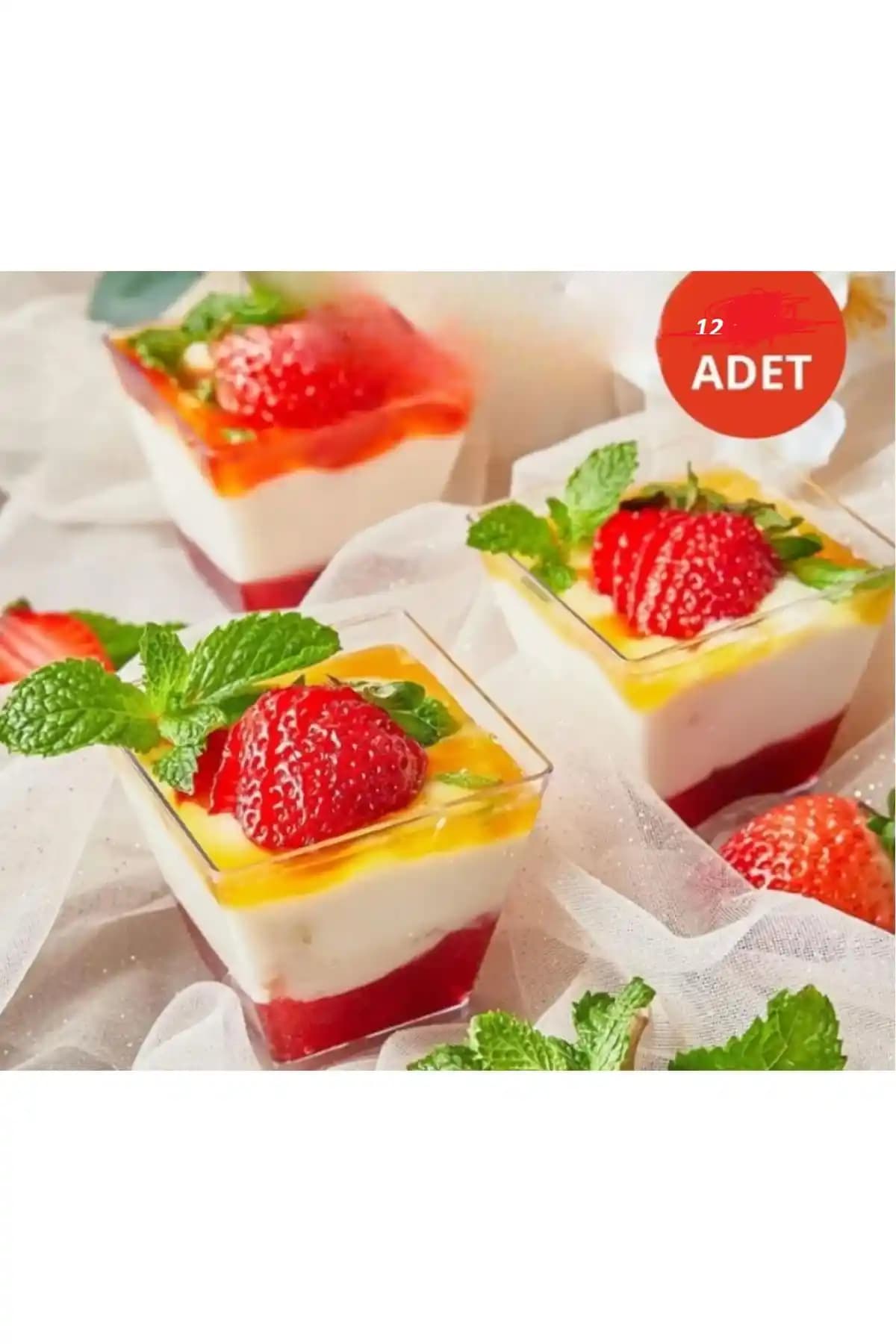 Magnolya Sunum Kasesi 12'li Set Modern ve Estetik Tasarım ile Şık Sunumlar İçin