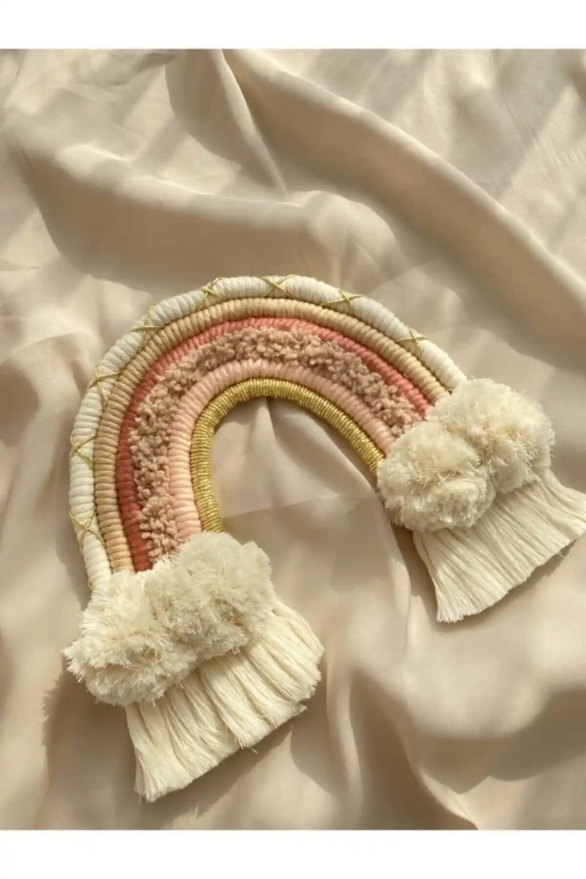 Makromedebulusalm Makrome Gökkuşağı Ev Dekorasyonunda Renk ve Neşe Katacak Şık Parça