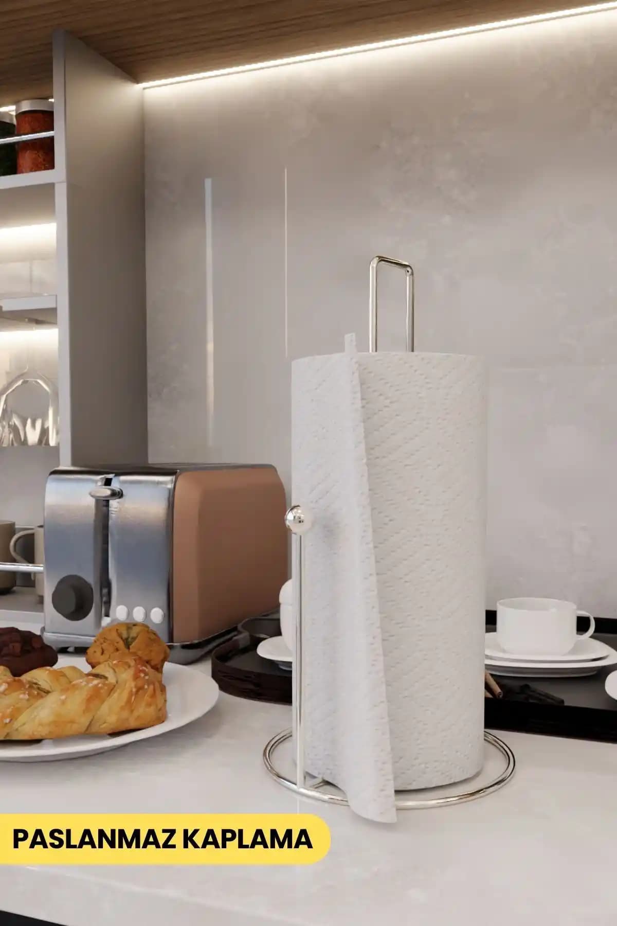 MBA Decor Gümenüş Harmony Metal Bending Art Kağıt Havluluk Modern Tasarım