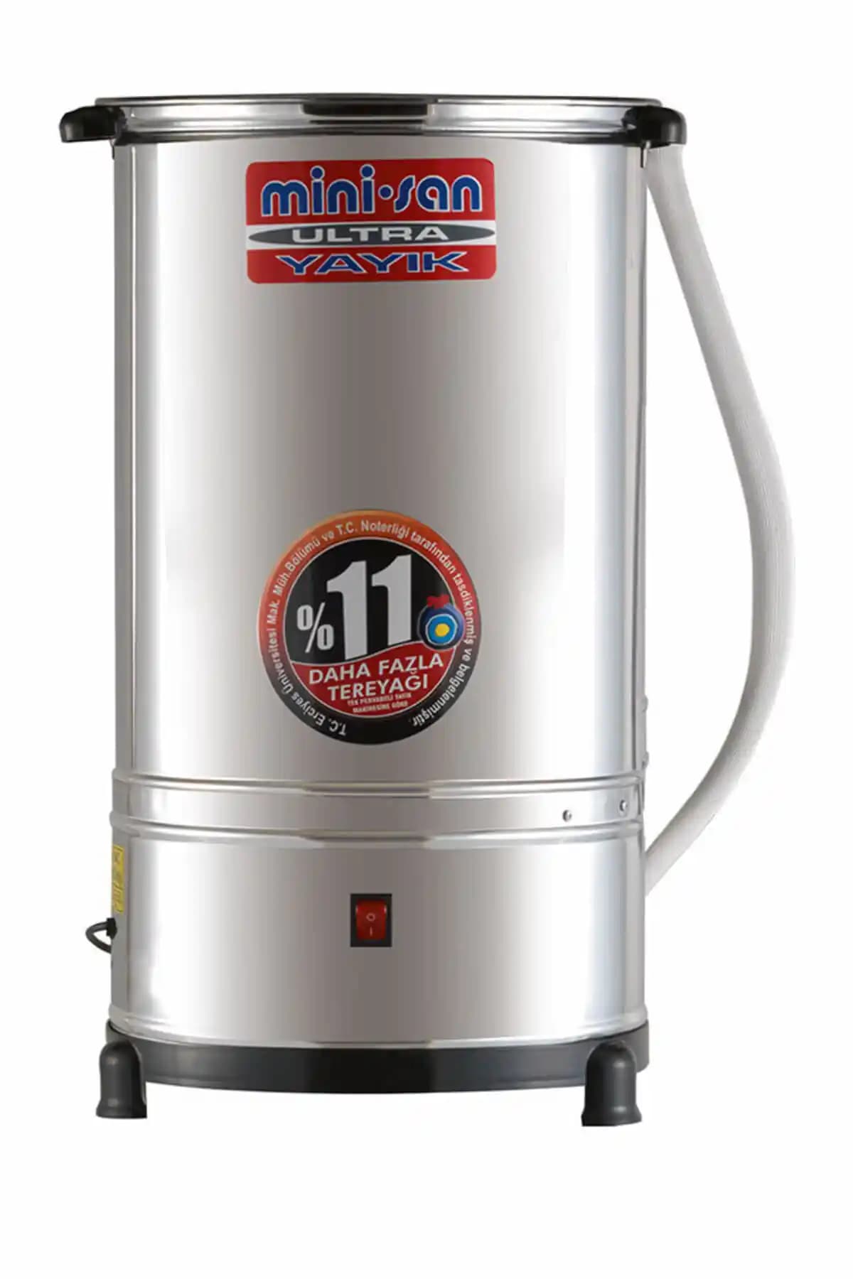 Minisan 55 Litre Ultra Turbo Paslanmaz Çelik Yayık Makinesi: Dayanıklı ve Çok Yönlü Mutfak Yardımcısı