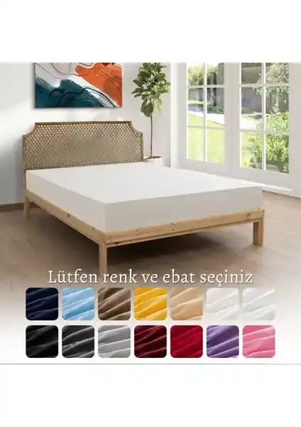 MODELHOME %100 Pamuklu Penye Çift Kişilik Lastikli Çarşaf Yatak Konforunu Artırır