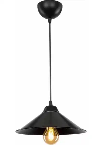 Modelight Maya Siyah Tekli Sarkıt: Modern ve Şık İç Mekan Aydınlatma Çözümü