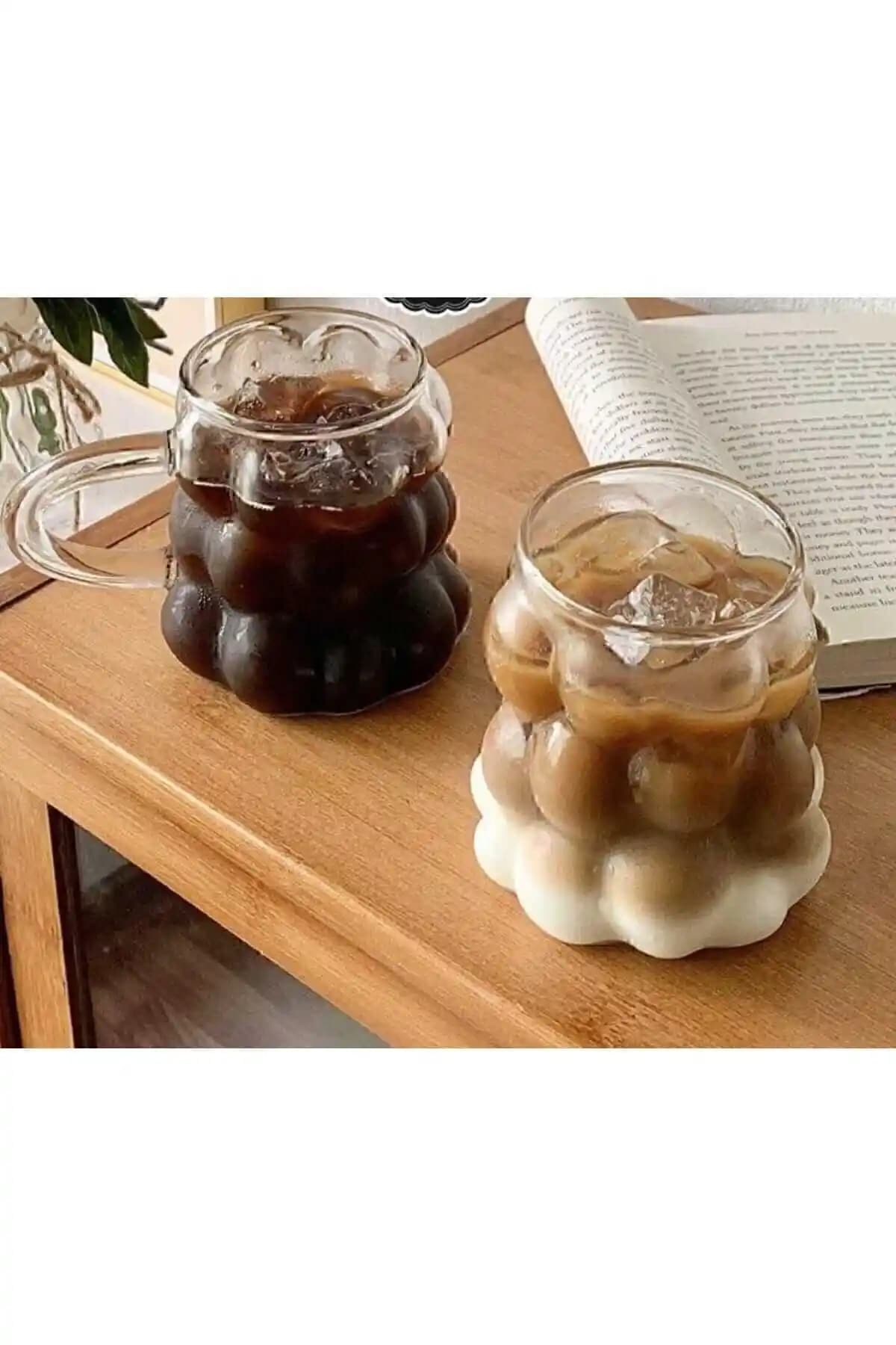 Modern Tasarımlı Isıya Dayanıklı Borosilikat Boncuk Şekilli Bardak Özellikleri ve Kullanım Alanları