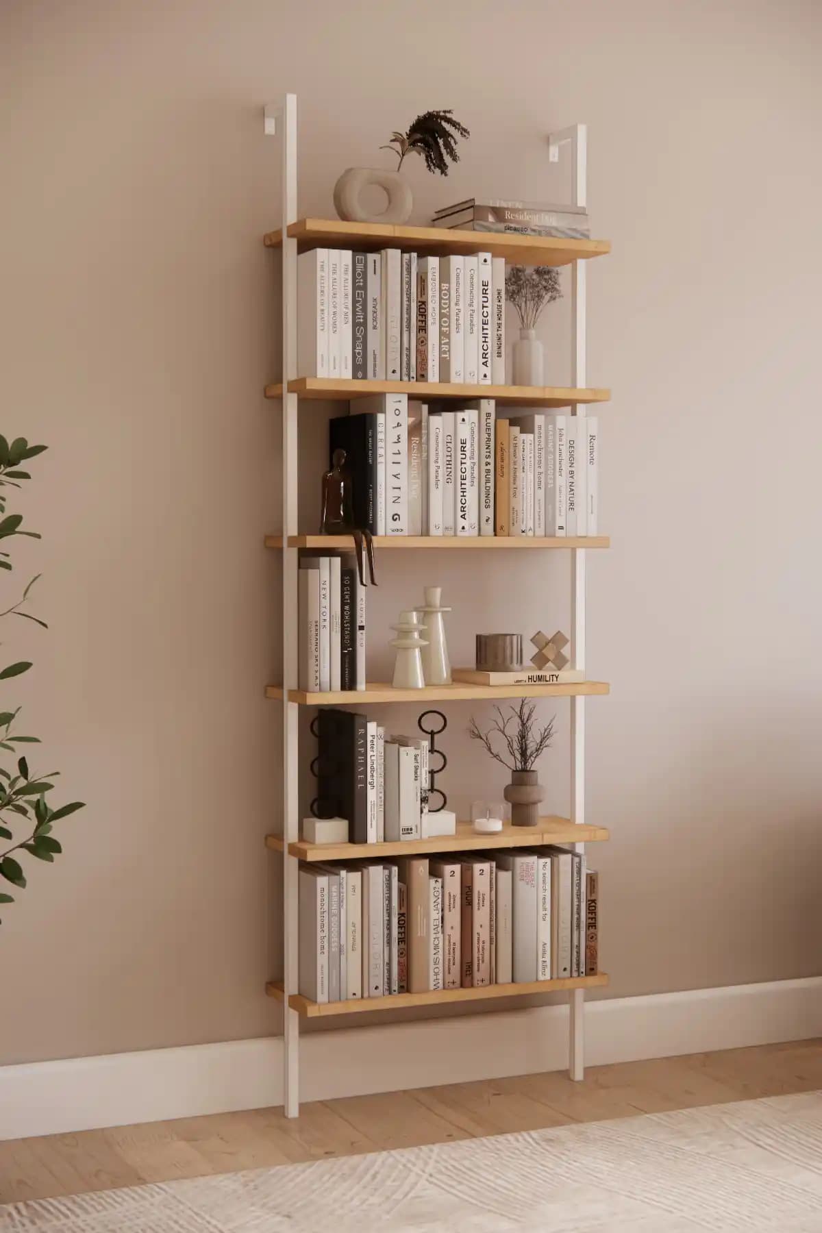 Modern ve Şık Duvara Monte Phobia Kitaplık ile Evinize Estetik Katın