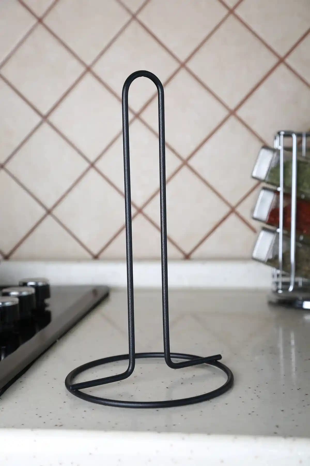 MultiStore Siyah Metal Kağıt Havluluk: Modern ve Dayanıklı Tasarım ile Pratik Kullanım