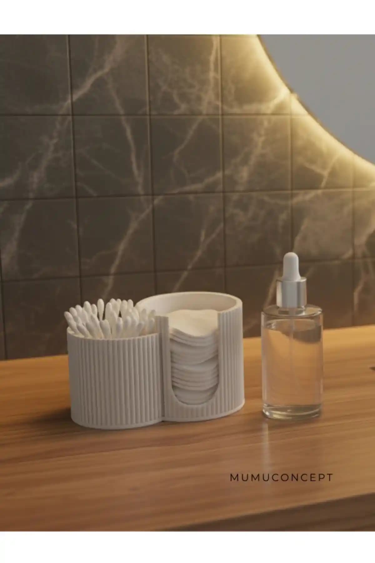 Mumu Minimalist Banyo ve Makyaj Masası Düzenleyici: Şık ve Fonksiyonel Organizasyon Çözümü