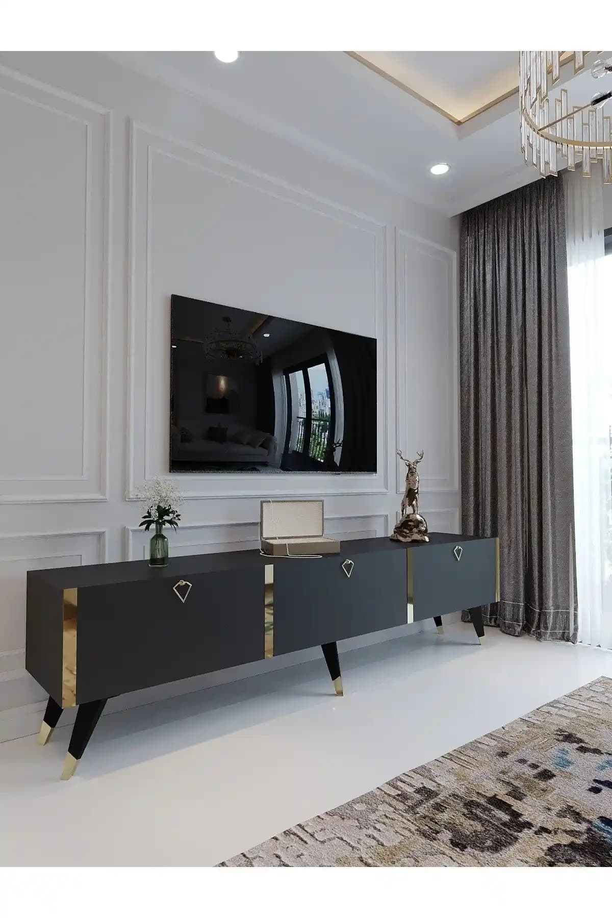 Myniture Festival TV Ünitesi Modern Tasarım ve Fonksiyonellik Sunar