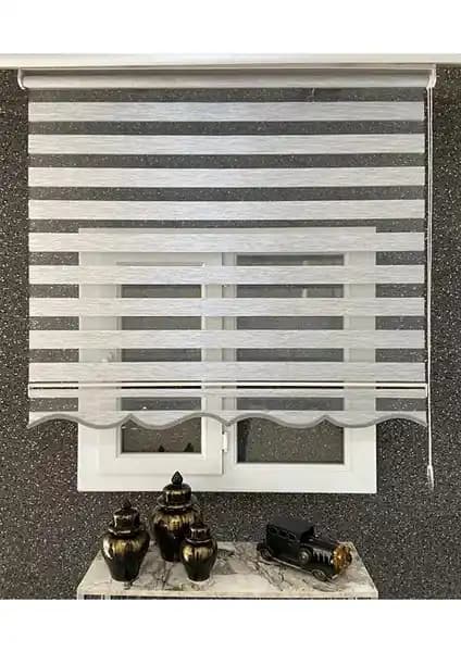 NetworkAvm Gri Zebra Stor Perde Modern Tasarım ve Dayanıklılık Sunar