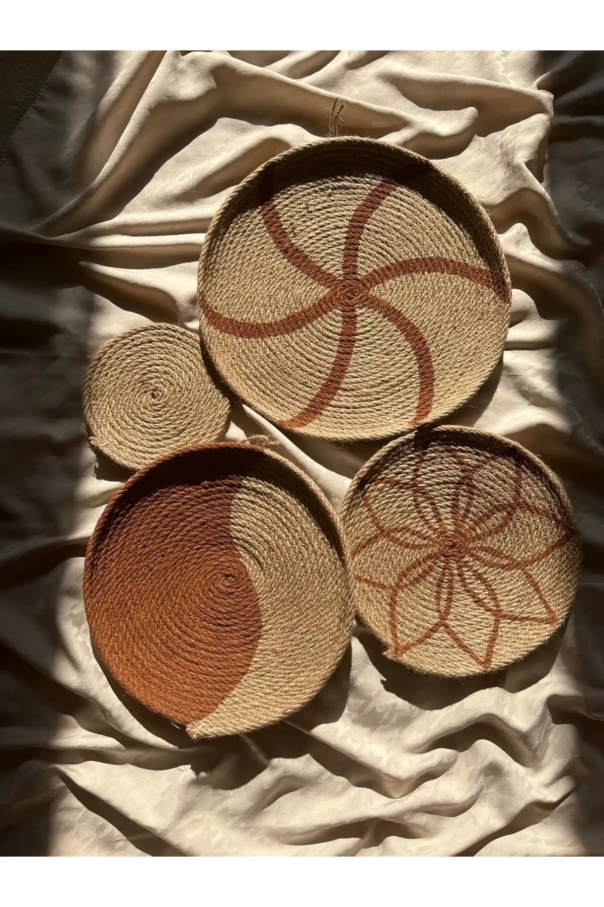 NİLİZM ART Bohem Tarzı Hasır Duvar Tabağı ile Mekanlarınıza Otantik ve Sıcak Atmoslar Katın