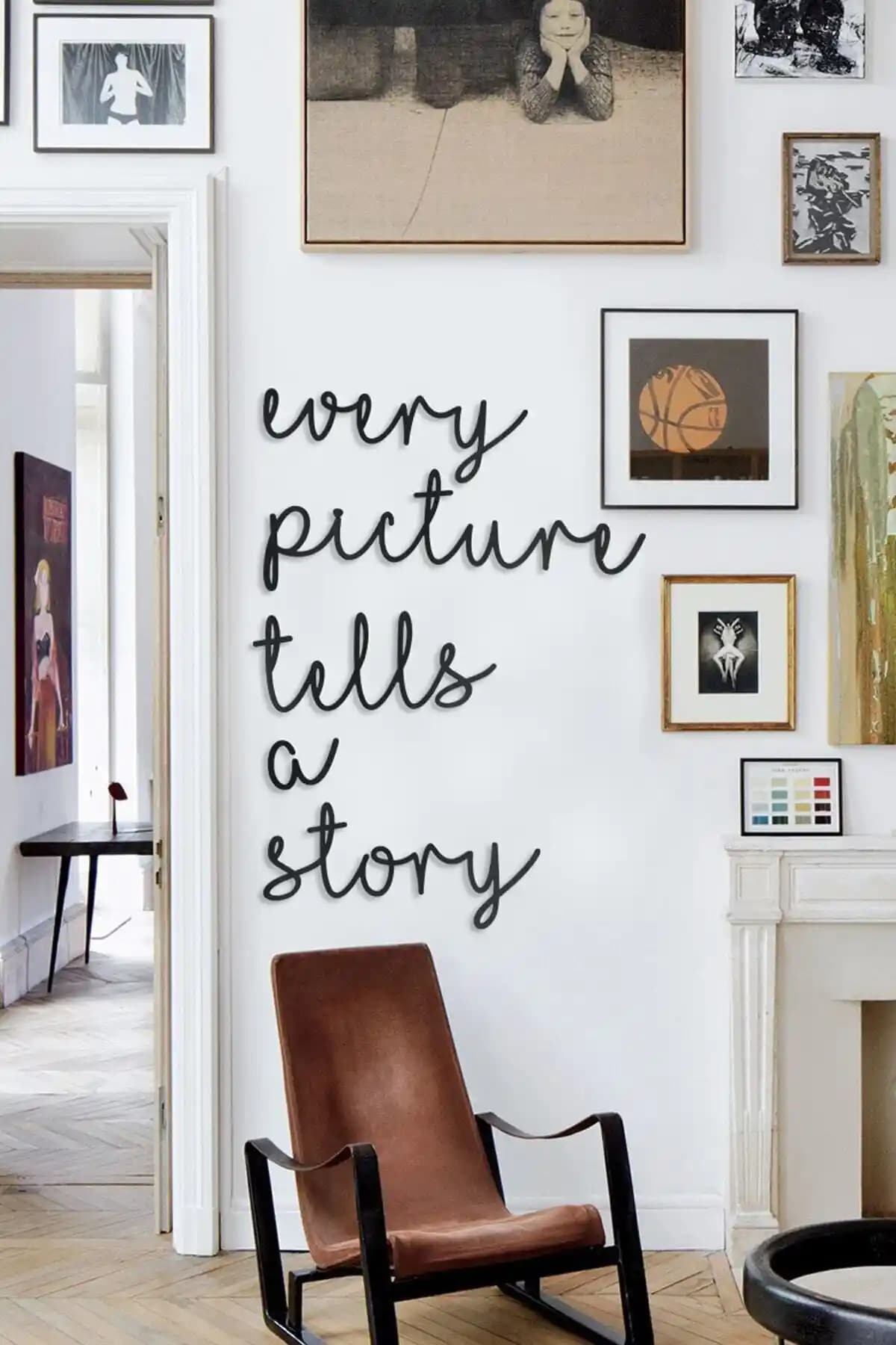 NT Handmade Siyah Ahşap MDF Dekoratif Tablo Modern Mekanlar İçin Şık ve Dayanıklı Dekorasyon Seçeneği