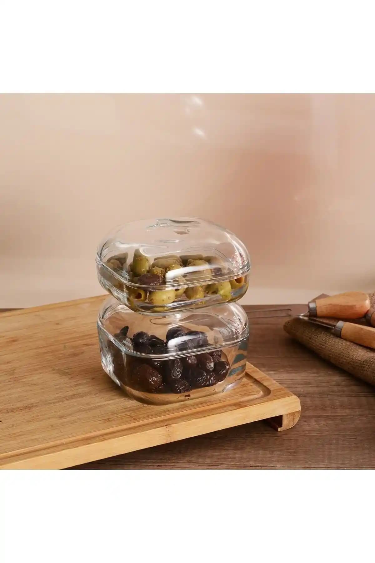 Paşabahçe 96888 Plus İstiflenebilir 2 Adet Kase Seti Estetik ve Kullanışlı Tasarım