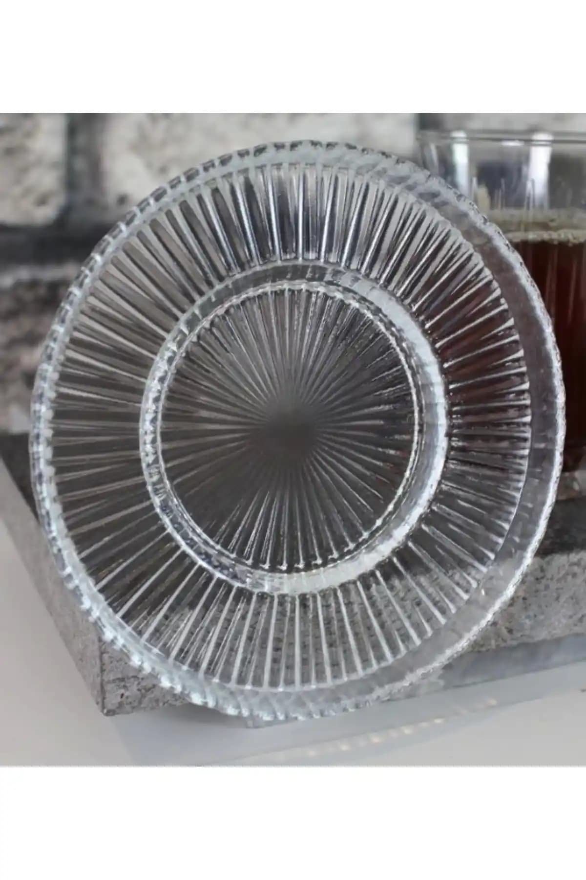 Paşabahçe Riva 6'lı Çay Tabağı Seti Modern Tasarım ve Güvenli Kullanım İçin Uygun