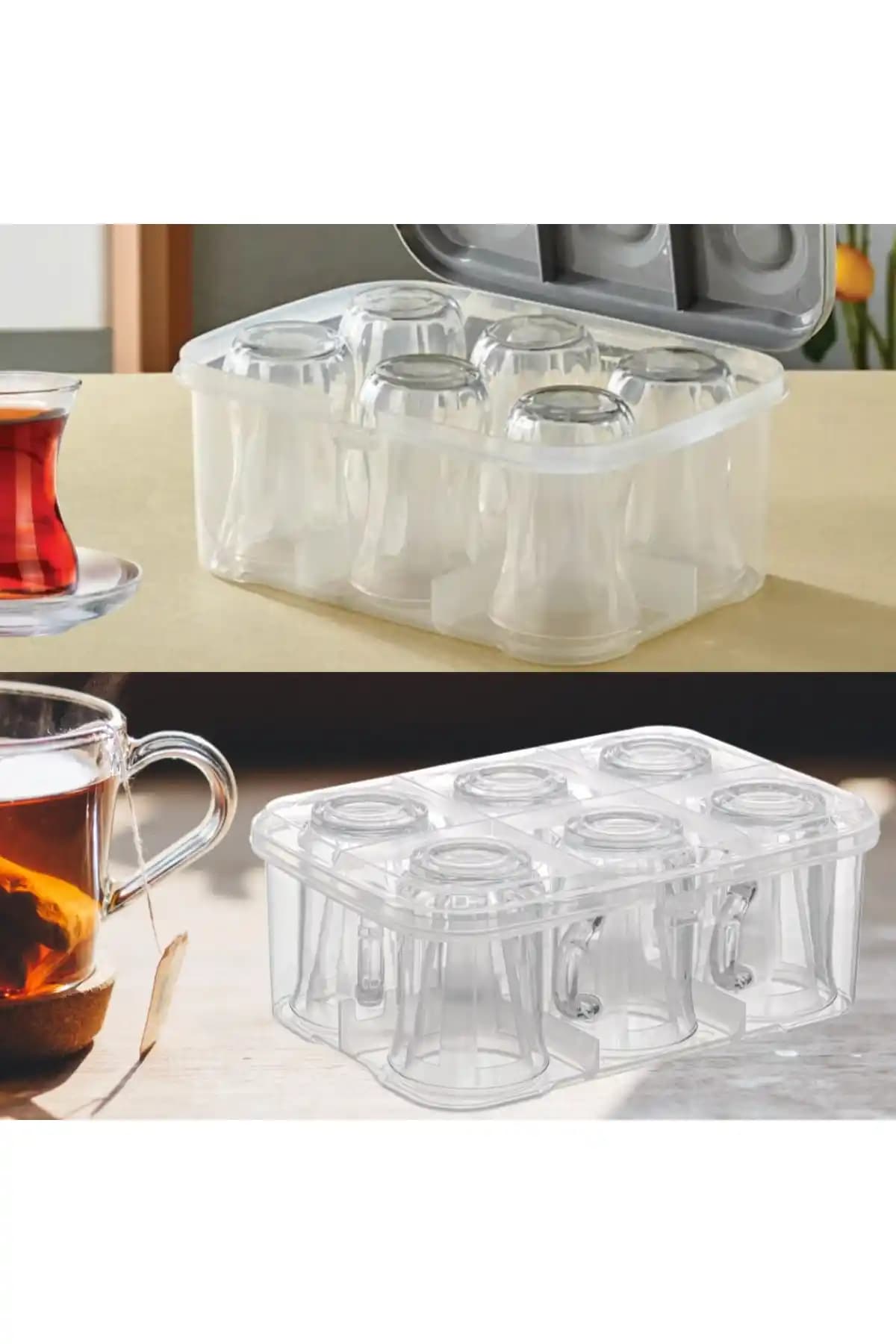 Piev Urve Çay ve Su Bardağı Taşıma Seti: Pratik ve Estetik Seyahat ve Piknik Çözümü