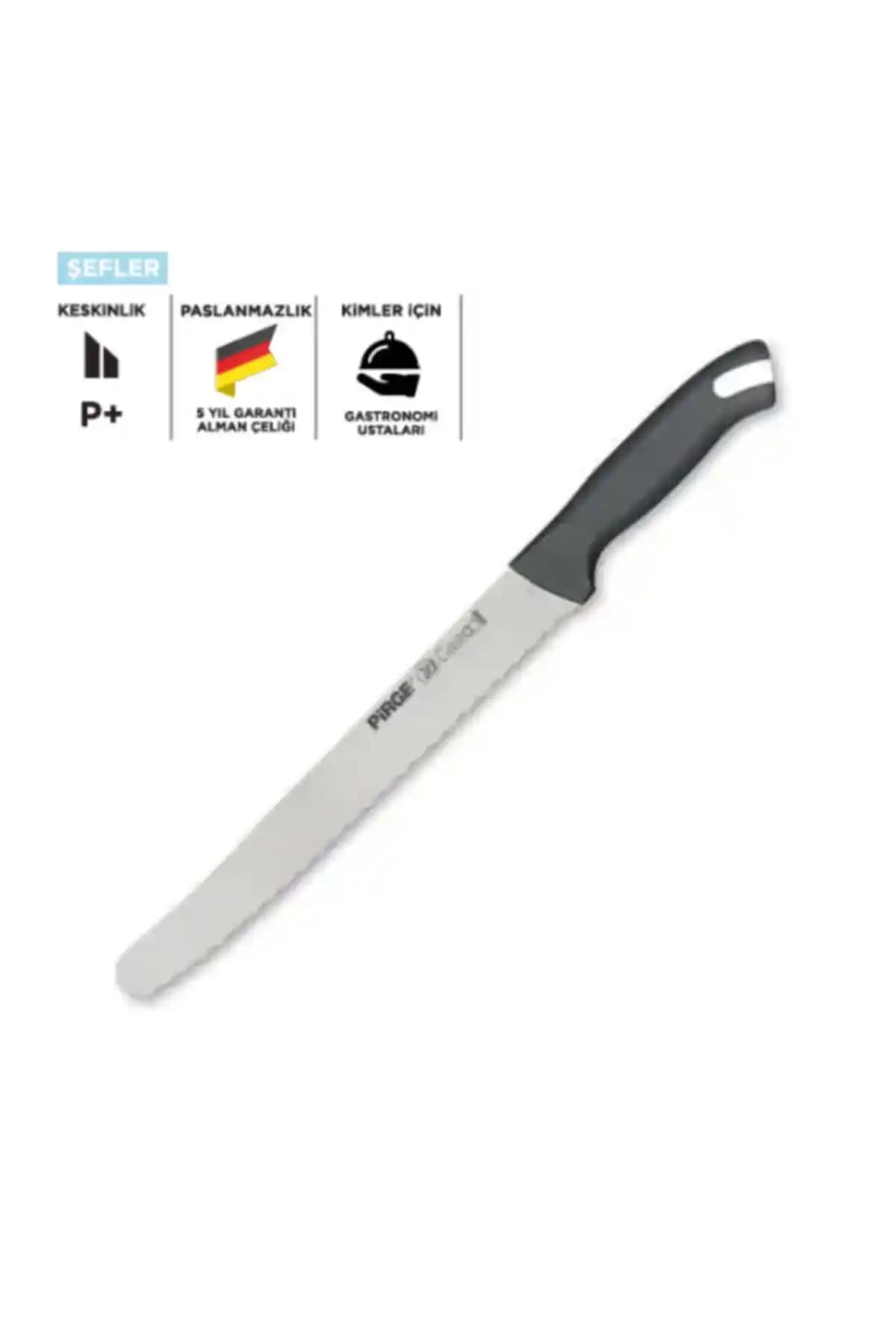 Pirge Geniş Pro 22,5 cm Ekmek Bıçağı: Dayanıklı ve Keskin Mutfak Gereci